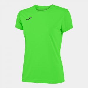 CAMISETA JOMA COMBI VERDE FLUOR M/C MUJER