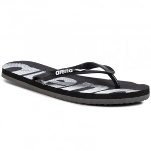 sandalias arena flip flop black