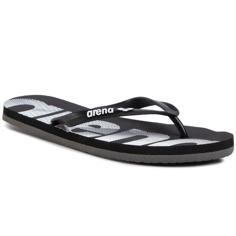 sandalias arena flip flop black