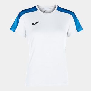 CAMISETA ACADEMY BLANCO-ROYAL M/C