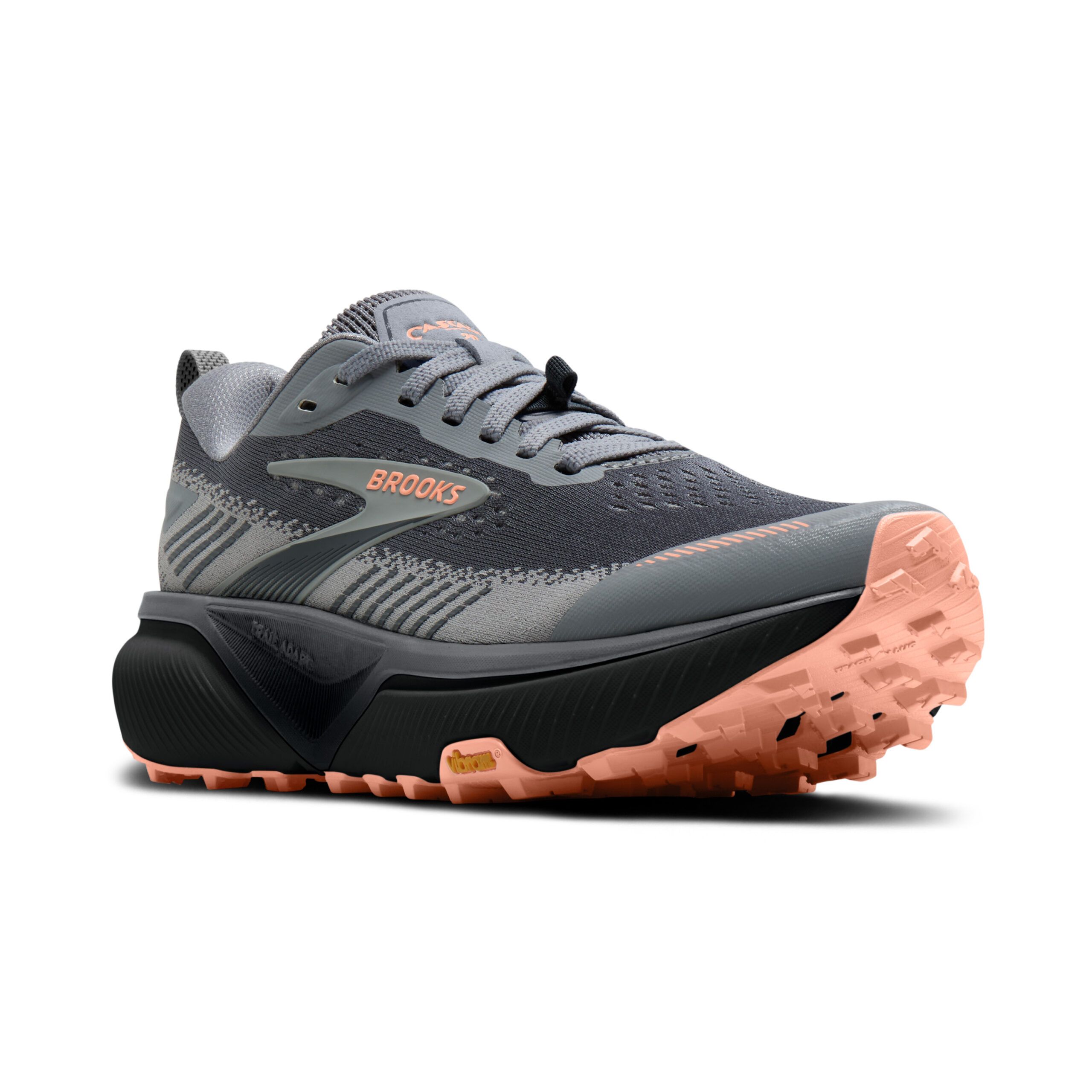 Zapatillas trail brooks Cascadia 20 gris mujer - Imagen 2